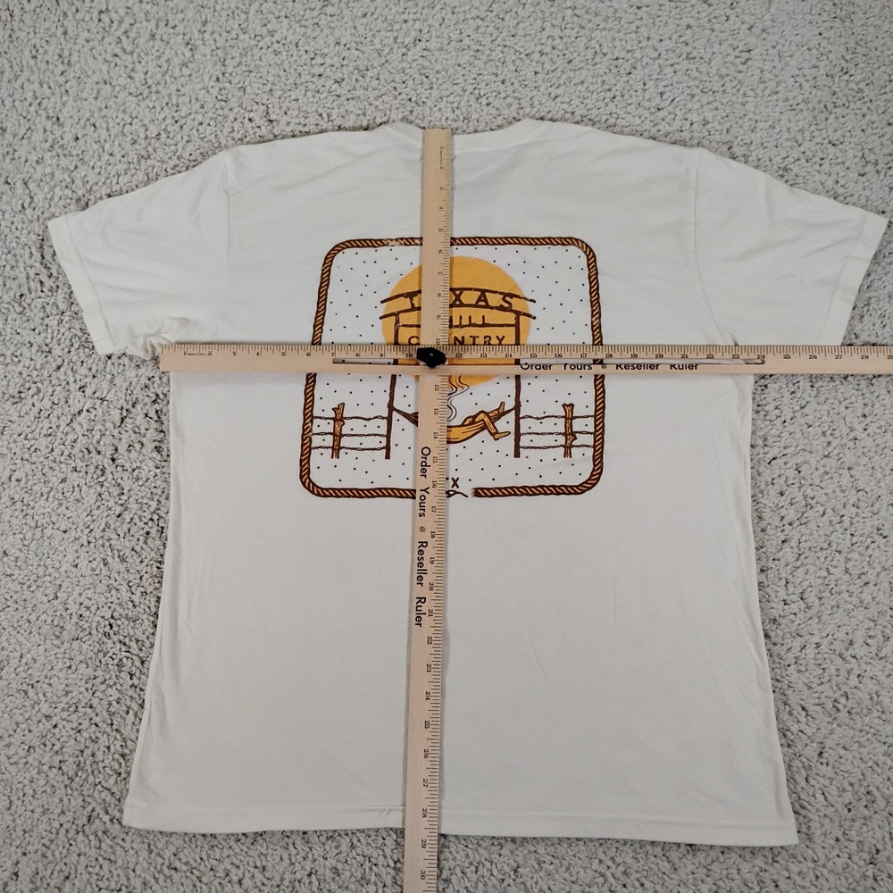 Texas Hill Country Provisions Shirt Mens XL Beige Cowboy Western Tx Hiking Camp - Picture 9 of 10